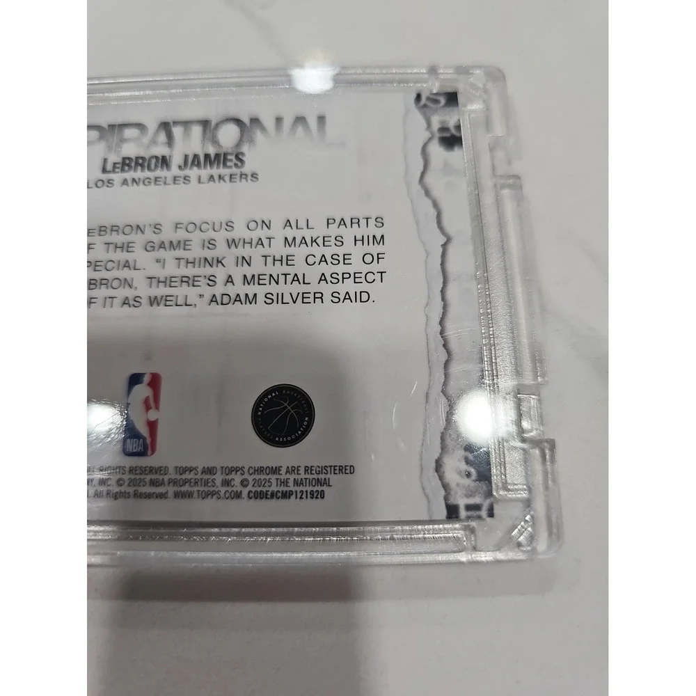2025-26 Topps Chrome - Inspirational LeBron James #IP-1 Magenta Refractor /399